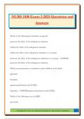 NURS 3100 Bundled Exams 2025&sol;2026 &vert;Questions and Answers &vert;100&percnt; Pass
