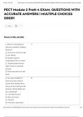 PECT Module 2 PreK-4 EXAM&comma; QUESTIONS WITH ACCURATE ANSWERS &vert; MULTIPLE CHOICES &vert;2025&excl;&excl;