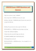 CSE 360 Bundled Exams 2025&sol;2026 &vert;Questions and Answers &vert;100&percnt; Pass