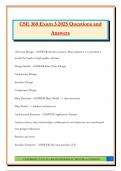 CSE 360 Exam 3 2025 Questions and Answers