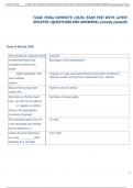 Exam &lpar;elaborations&rpar; TLSAE  