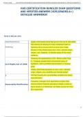 HUD CERTIFICATION BUNDLED EXAM QUESTIONS  AND VERIFIED ANSWERS 2025&lpar;GRADED A&plus;&rpar;  DETAILED ANSWERS&excl;&excl;