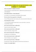 DCFS END TERM EXAM QUESTIONS AND CORRECT ANSWERS&period;