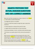 EXAMS PACK&colon;&colon;&colon; AFO - AQUATIC FACILITY OPERATOR ACTUAL 2025&sol;2026 Q&A 100&percnt; PASS