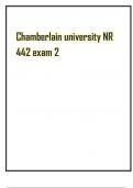 Chamberlain university NR 442 exam 2