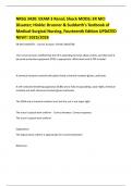 NRSG 3420&colon; EXAM 3 Renal&semi; Shock MODS&semi; ER MCI Disaster&semi; Hinkle&colon; Brunner & Suddarth's Textbook of Medical-Surgical Nursing&comma; Fourteenth Edition UPDATED NEW&excl;&excl; 2025&sol;2026 