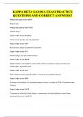 BUNDLE OF KAPPA BETA GAMMA EXAMS ALL WITH QUESTIONS AND CORRECT ANSWERS 