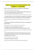 MICR 4423 2025 EXAM QUESTIONS AND CORRECT ANSWERS