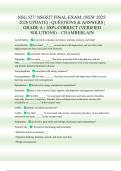 NSG 527&sol; NSG527 FINAL EXAM&colon; &lpar;NEW 2025&sol; 2026 UPDATE&rpar; &vert; QUESTIONS & ANSWERS &vert; GRADE A &vert; 100&percnt; CORRECT &lpar;VERIFIED SOLUTIONS&rpar; &ndash; CHAMBERLAIN