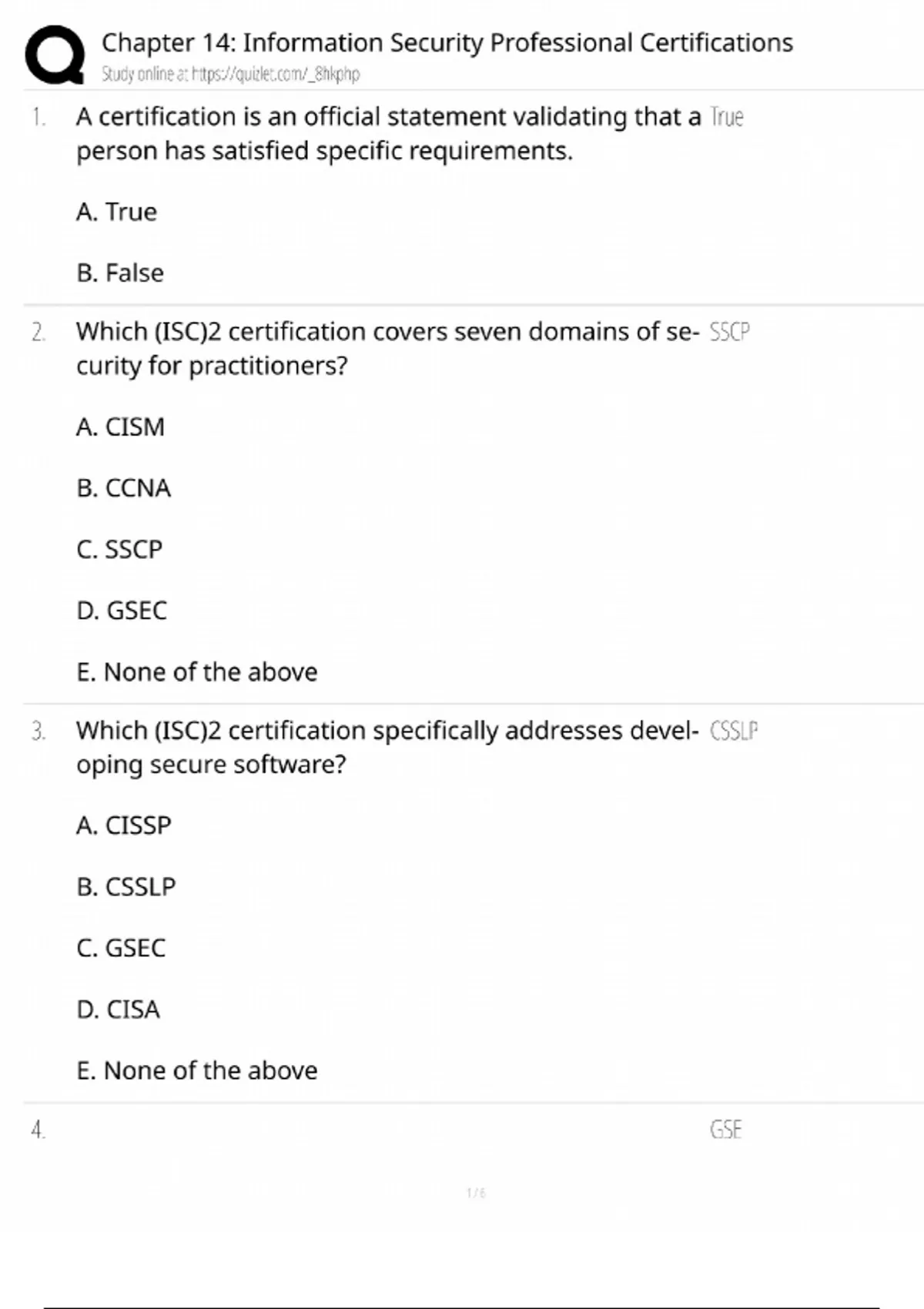 Top Information Security Certifications 2025 / Ultimate Guide / CISSP ...