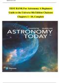 Test Bank For Astronomy Today  9th Edition by Eric Chaisson&vert;&vert;ISBN&colon;9780134450278