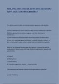 PSYC 3402 TEST 3 STUDY GUIDE 2025 QUESTIONS WITH 100&percnt;  VERIFIED ANSWERS&excl;&excl;