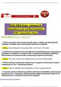 WGU D005 Exam  versions1& 2Questions and Verified Answers&comma; 100&percnt; Guarantee Pass
