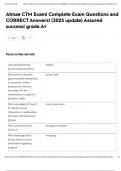 Atmae CTM Exam&vert; Complete Exam Questions and CORRECT Answers&vert; &lpar;2025 update&rpar; Assured success&vert; grade A&plus;Atmae CTM Exam&vert; Complete Exam Questions and CORRECT Answers&vert; &lpar;2025 update&rpar; Assured success&vert; grade A&plus;