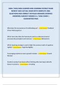 D664 &sol; WGU D664 LEARNER AND LEARNING SCIENCE EXAM NEWEST 2025 ACTUAL EXAM WITH COMPLETE 280&plus; QUESTIONS AND CORRECT DETAILED ANSWERS &lpar;VERIFIED ANSWERS&rpar; ALREADY GRADED A&plus; &sol; WGU EXAM &vert; GUARANTEED PASS