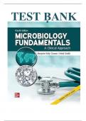 Test bank For Microbiology Fundamentals A Clinical Approach&comma; 4th Edition by Marjorie Kelly Cowan&comma; Chapters 1 - 22 Complete Newest Verified Version