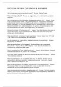 PSCI 2306 REVIEW QUESTIONS & ANSWERS
