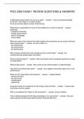 PSCI 2306 EXAM 1 REVIEW QUESTIONS & ANSWERS