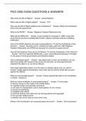 PSCI 2306 EXAM QUESTIONS & ANSWERS