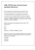 D386 - HWOS Game - Practice Exam 3 questions with answers