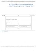 ATI Nutrition Proficiency &lpar;2025&rpar; EXAM QUESTIONS AND  ANSWERS &lpar;elaborated&rpar; WITH COMPLETE SOLUTIONS