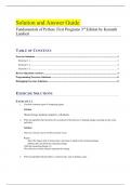 Solution Manual and Answer Guide For Fundamentals of Python&colon; First Programs 3rd Edition by Kenneth Lambert &comma; ISBN&colon; 9780357881019 &vert;&vert; Guide A&plus;