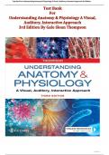 Test Bank for Understanding Anatomy & Physiology 3rd Edition &ndash; Visual&comma; Auditory&comma; Interactive Approach by Gale Sloan Thompson