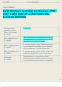 Exam &lpar;elaborations&rpar;  Excpt Pharmacy Technician Certification &lpar;CPHT&rpar;  