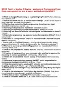 BECC Test 2 &ndash; Module 3 Review Mechanical Engineering Exam Prep exam questions and answers verified A&plus; tips NEW&excl;&excl;&excl;&period;pdf