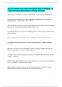 Iowa Commercial Pesticide Applicator Category 1A Exam Practice Questions Already Verified