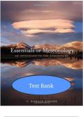 Essentials of Meteorology&colon; An Invitation to the Atmosphere &mdash; 6th Edition &mdash; C&period; Donald Ahrens &mdash; Complete Test Bank