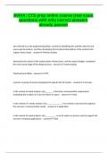 AVIXA- CTS prep online coarse &lpar;real exam questions with only correct answers already passed&period;