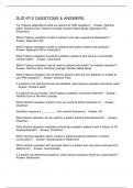 SUD IP12 QUESTIONS & ANSWERS