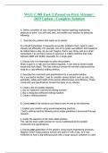 WGU C388 Task 2&vert; Passed on First Attempt &vert; 2025 Update &vert; Complete Solution