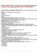 RTPP 04 Study Guide &ndash; Respiratory Therapy Module 4 Notes & Review new study guide tips verified A&plus; MUST SEE&excl;&excl;&excl;&period;pdf