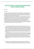 WGU C121 Task 3 &vert; Passed on First Attempt &vert; 2025 Update &vert; Complete Solution