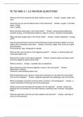 PLTW HBS 3&period;1-3&period;2 REVIEW QUESTIONS