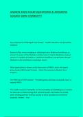 AAMCN 2025 EXAM QUESTIONS & ANSWERS SOLVED 100&percnt; CORRECT&excl;&excl;