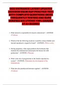 HESI ENTRANCE LATEST UPDATED  2025&sol;2026 EXAM A&P PRACTICE TEST WITH COMPLETE QUESTIONS &lpar;MOST FREQUENTLY TESTED&rpar; AND SURE  VERIFIED SOLUTIONS 100&percnt; GRADED AT A&plus; SCORE&excl;&excl; 