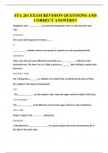 BUNDLE OF STA 261 EXAMS ALL WITH QUESTIONS AND CORRECT ANSWERS