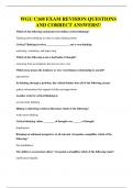 WGU C168 EXAM REVISION QUESTIONS AND CORRECT ANSWERS&period;