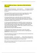 MGT 18 Midterm Exam &ndash; Questions With Definitive Solutions