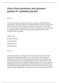 Gero Final questions and answers graded A&plus; updated passed
