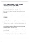 Gero Exam questions with verified answers to pass graded A&plus;