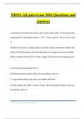 NR511-All quiz&sol;exam 2026 Questions and Answers