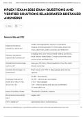 NPLEX 1 EXAM 2025 EXAM QUESTIONS AND VERIFIED SOLUTIONS &vert;ELABORATED &DETAILED ANSWERS&excl;&excl;