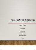 OSHA Inspection Process &ndash; Workplace Safety and Compliance&comma; 2024 &ndash; Presentation on Regulations&comma; Violations&comma; and Legal Liabilities