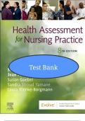 Health Assessment for Nursing Practice &mdash; 8th Edition &mdash; Susan Fickertt Wilson & Jean Foret Giddens &mdash; Complete Test Bank &lpar;Chapters 1&ndash;24&rpar;