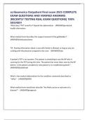 scribeamerica Outpatient Final exam 2025 COMPLETE EXAM QUESTIONS AND VERIFIED ANSWERS &vert;RECENTLY TESTING REAL EXAM QUESTIONS&vert; 100&percnt; SOLVED&excl;&excl;