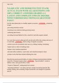 Aquatic and Mosquito Test Exam 2025-2026 &ndash; Complete Exam with Verified Questions and 100&percnt; Correct Answers